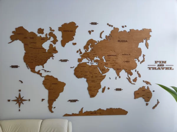 Mediniai Pasaulio žemėlapis, pinandtravel zemelapiai, wood map, wooden maps, žemėlapis ant sienos6