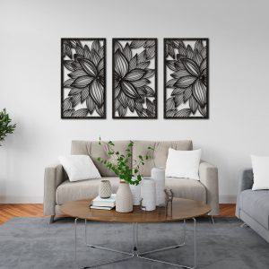 Wooden flowers