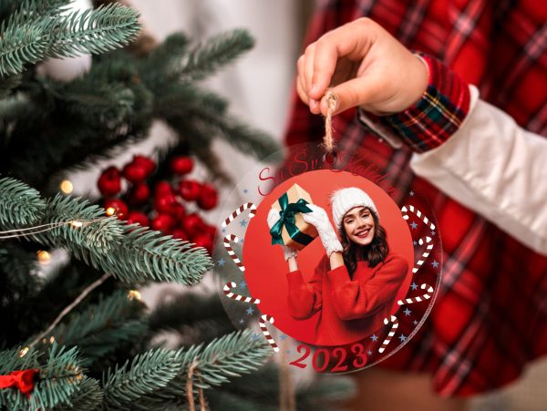 Kalėdiniai zaisliukai su Jusu nuotrauka, pinandtravel zaisliukas is acryl (5)