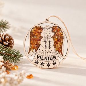 eglutės žaisliukas „Vilniaus angelas“