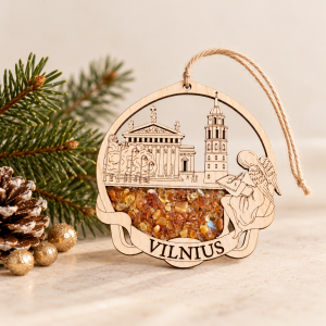 eglutės žaisliukas „Vilniaus katedra“