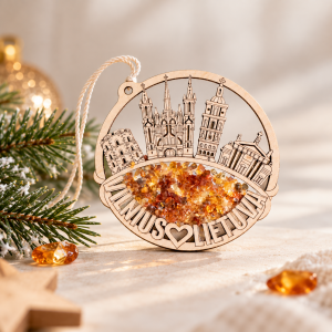 eglutės žaisliukas „Vilnius – Lietuva“